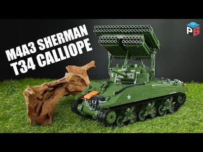 pbrickscom - Kolejna animacja poklatkowa na kanale. Tym razem M4A3 Sherman & T34 Call...