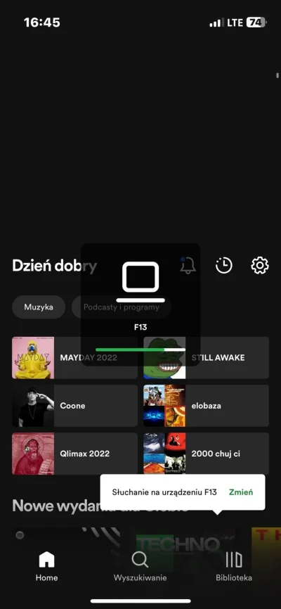 krzyhhh - kurła mirki znikło mi zdalne sterowanie odtwarzaniem spotifaja na innym urz...