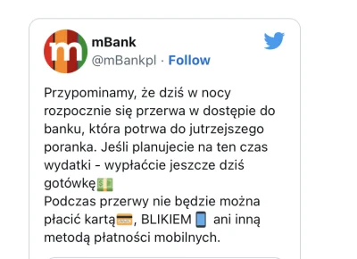 odyn88 - Czemu mbank nie wyślę mi smsa lub nie da informacji z aplikacji na telefonie...