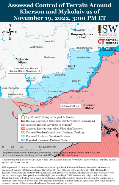 Kagernak - Południowy front

19 listopada siły rosyjskie kontynuowały działania obr...