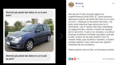 SonyKrokiet - skisłem jak ogórki na wiosnę XD co to za auto? ( ͡° ͜ʖ ͡°)ﾉ⌐■-■
#zlomn...