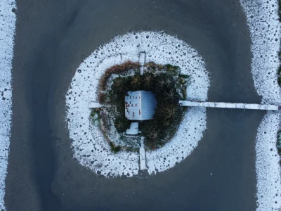 PusteQ - Domek na wodzie w #lublin 
#dron #dji #fotografia