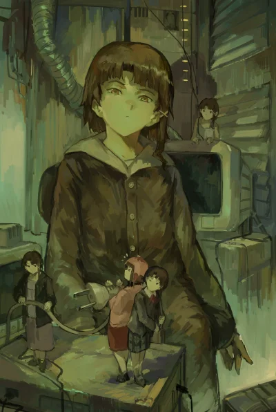 Al-3_x - #anime #randomanimeshit #animeart #art #lain #serialexperimentslain