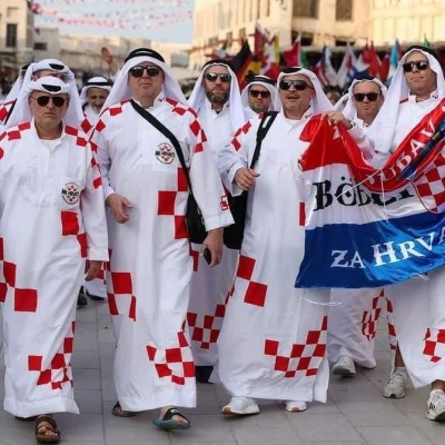 wscieklybyk - Chorwaci zalozyli sobie ciekawe stroje xd #mecz #mundial