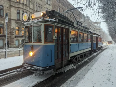 cheeseandonion - >Tram from 1926 still in active traffic on the streets of Stockholm,...