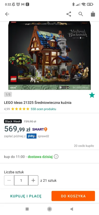 tomaszek86 - #lego
Najniższa cena w historii wg @promoklocki ;)