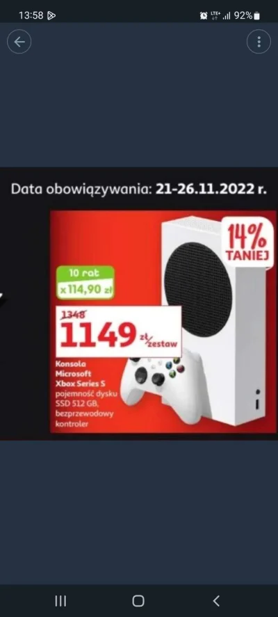 firyt - Ja p------e w auchanie promocja stacjonarnie tylko. Jakąś mam odrazę do sprzę...