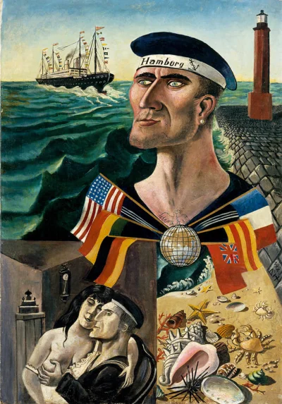kaosha - #sztuka #art #obrazy #malarstwo
Otto Dix
Pożegnanie z Hamburgiem
1921