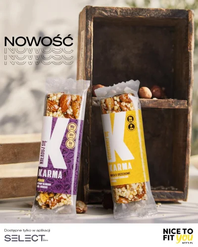 NiceToFit_You - PROMOCJA! Kup pożywny baton Karma bars w opcji SELECT, a drugi otrzym...