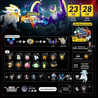 G47IX - Solgaleo i Lunala w #pokemongo
---------------------------------------------...