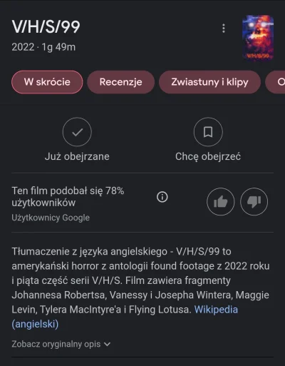 Art10 - @v1lk: Teraz w ogóle widzę, że jest jeszcze vhs99 z 2022, to tego na pewno ni...