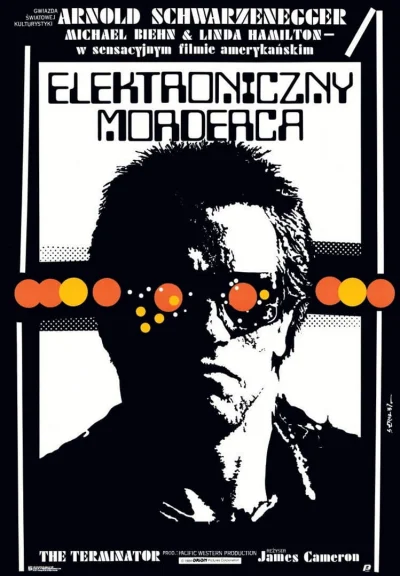 M.....s - Jakub Erol, plakat do filmu Terminator, 1984 
SPOILER