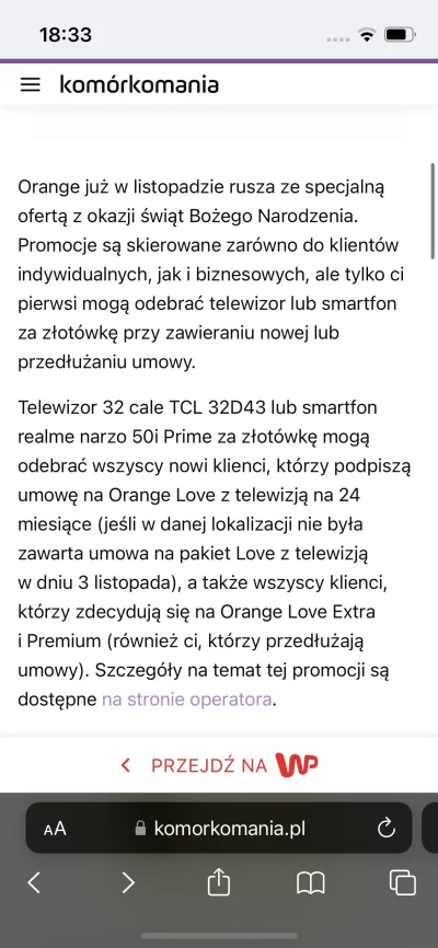 L.....r - Cześć mirki mam pytanie chciałem w piątek przedłużyć umowę z Orange mam cał...