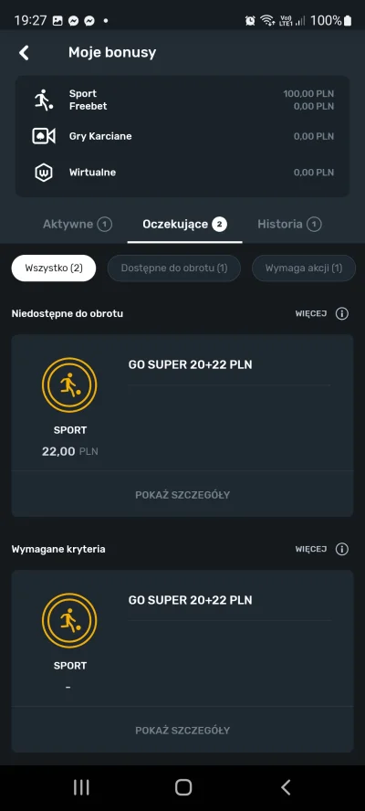 januszek19 - Jak moge aktywować bonus z promocji 20+22? Ktoś to przerabiał? Freebet d...