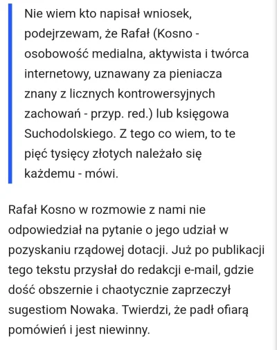 gzymspiwniczny - Ciekawy zwrot akcji, jeden się wypowiada, drugi czyta artykuł i mówi...