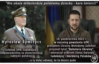 krakataw - Dobroć okazana Ukrainie wróci do nas w dwójnasób np.negowanie Wołynia, wyp...