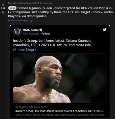 PornFlakez - Jones vs Ngannou na UFC 285. Który się wyłamie przed walką? ( ͡° ͜ʖ ͡°)
...