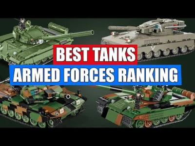 pbrickscom - Nowy ranking na kanale. Tym razem czołgi z serii Armed Forces od COBI

...