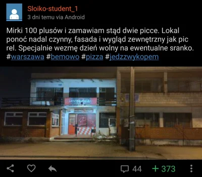 BArtus - #stalosie #jedzzwykopem #wypadek #zatrucie #jedzenie 
Pizza ze szrotu pokona...