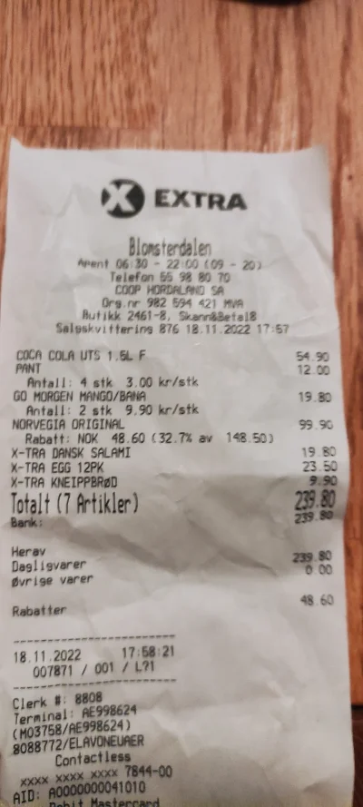 AdelbertPeel - @bitcoholic: można w Norwegii zjeść też podobnie cenowo jak w Polsce. ...