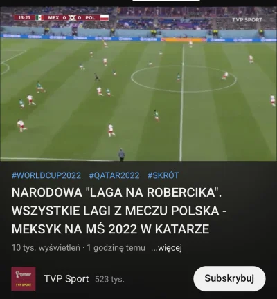 KontoZebyBlokowacSlabeTagi - A to śmieszki w tym TVP sport xD
#heheszki #mundial #hum...