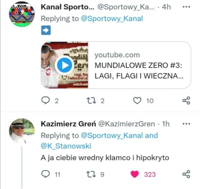 Przegrywrokui_dekady - Cytat stamowskiego na profilu kanału sportowego na Twitterze "...