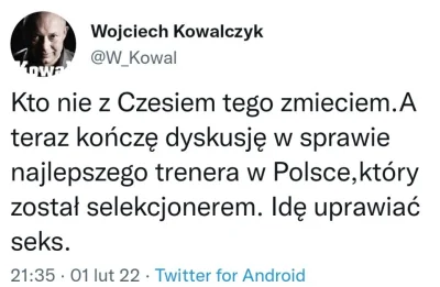 malibu99 - @Przemosz64: Wojciech Kowalczyk ostro o Wojciechu Kowalczyku