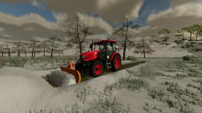 Red_u - Jak ktoś sam chciałby tak traktorem poodnśnieżać to w Farming Simulator 22 mo...