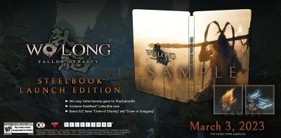 kolekcjonerki_com - Specjalne wydanie Wo Long: Fallen Dynasty Steelbook Edition dostę...