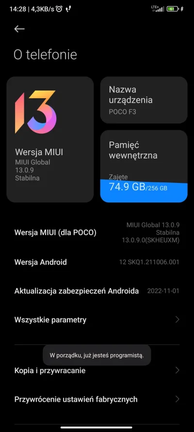 AVATARKUBA122 - #poco #xiaomi #miui #android #informatyka

Mirki, mam problem z poco ...