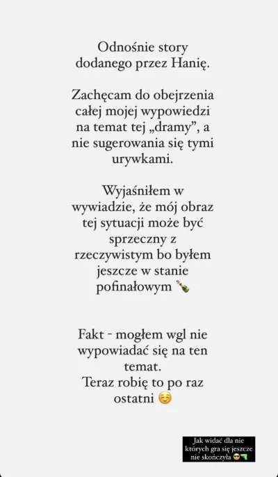 Czyps-czyps - @CheDar: zastanawiam się czy Niki jest świadomy tego, że jak kobieta pr...