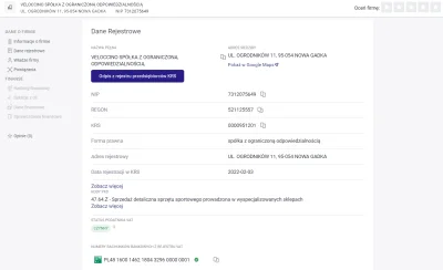 Verbatino - @BulinekOkraglinek: Data rejestracji w KRS 2022-02-03.
No faktycznie str...