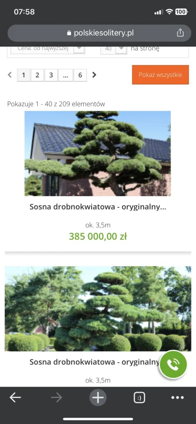shuukre - 3000 euro to zajebista cena za 13 metrowe drzewo z takim wiekiem. Niektórzy...