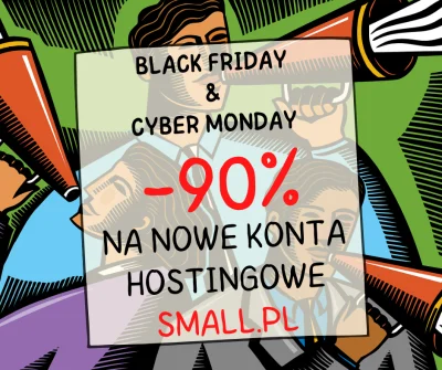 Small_pl - Black Friday & Cyber Monday w Small.pl!

Z okazji Black Friday oraz Cybe...