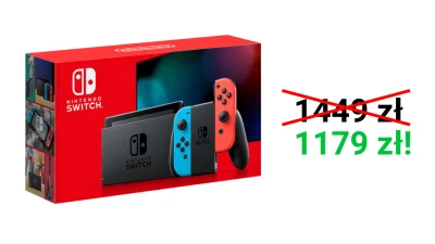 XGPpl - Nintendo Switch V2 dostępny w promocji za 1179 zł na Black Friday 2022! Możli...