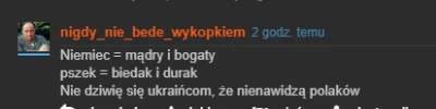 B.....n - Na wykopie nie ma rosjan? To popatrzcie na tego, ktory wyzywa nas od pszeko...