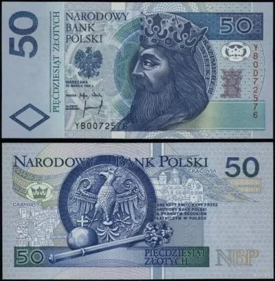 kopek - Widzieliście że na bankocie 50zl jest napisane "Cracovia Pany" xd
#ekstrakla...