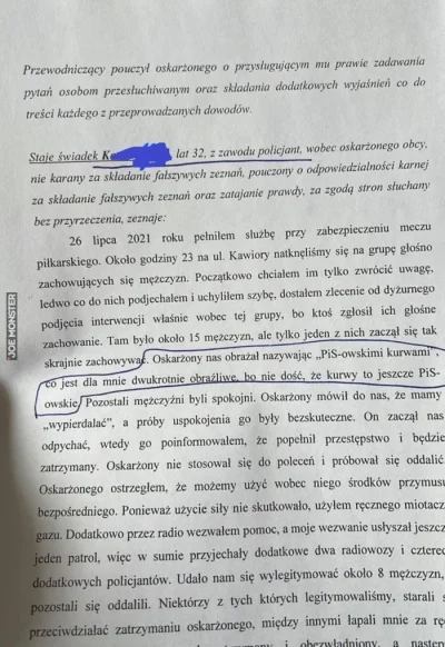 hopex - Polucjant pewnie poczuł się dotknięty osobiście. Zresztą przeczytajcie sami c...