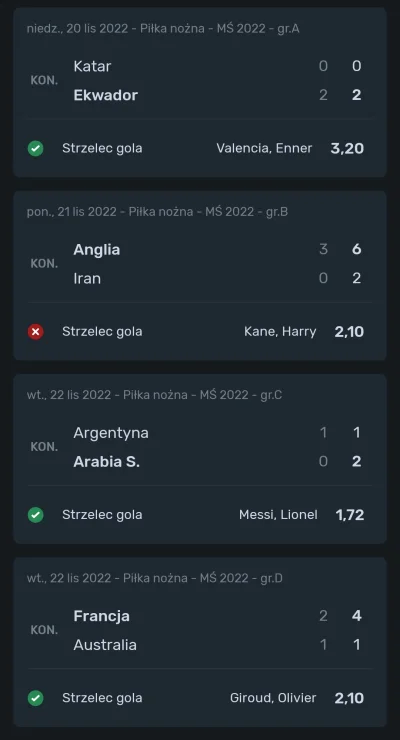 VitoGonzalez - @Simple-Man: Już puściłem za całość, że Harry Kane dzisiaj strzeli. Mo...