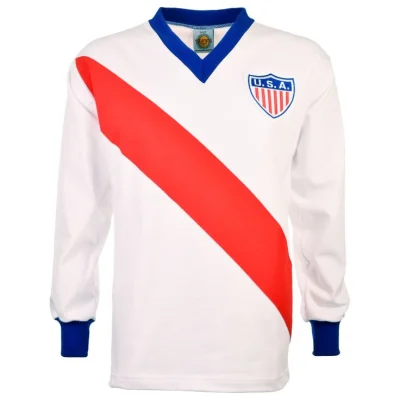 knur3000 - Koszulka USA z czasów legendarnego zwycięstwa z Anglią w 1950 roku. Jak dl...
