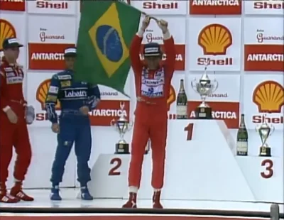 M.....S - A pamiętacie jak w 1991 roku w Brazylii Senna walczył z zepsutą skrzynią bi...