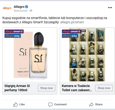 olejek_rurzany - Na FB i allegro stabilnie. Reklama Giqrgiq Arman xD co prawda ogląda...