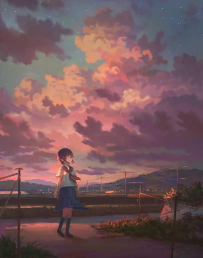 mesugaki - #anime #randomanimeshit #originalcharacter #schoolgirl #naturanime