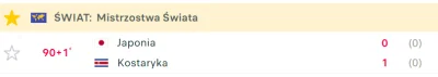 toporek1234 - Myślałem, że Japonia wyrównała na 1:1 bo zawsze na flashscorze się poja...