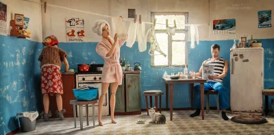 czeskiNetoperek - Barbie i Ken, ale gdyby żyli w Rosji:

#niewiemjaktootagowac #hum...