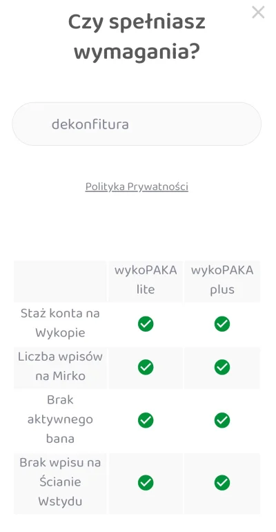 dekonfitura - Melduję gotowość do #wykopaka