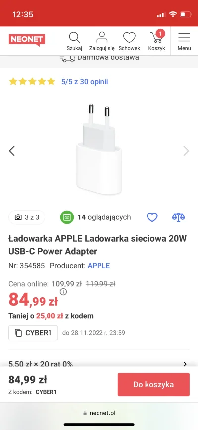 cerastes - Mirasy czy to będzie na 100% oryginalna ładowarka Apple? Tyle podróbek jes...