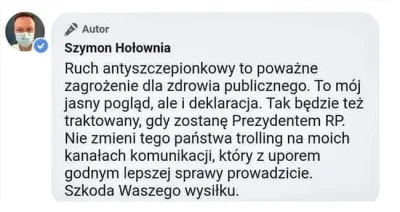 jinnoman - @Adam_Prosty: Hołownia też by chętnie dyskryminował niezaszczepionych.