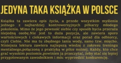 SzybkiBLN - @ElLama: Przecież to jego biografia, a z tyłu książki nawet spacji nie po...