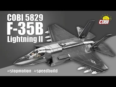pbrickscom - Na kanale nowa animacja poklatkowa z budowy zestawu COBI F-35B Lightning...